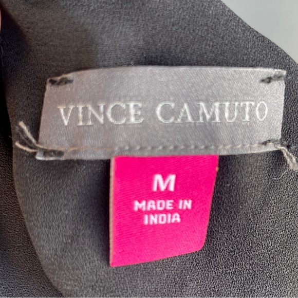 Black lace shoulders and a pink and white flower design M vince camuto - Picture 8 of 8